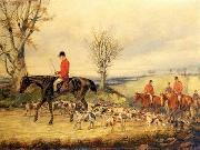 unknow artist Classical hunting fox, Equestrian and Beautiful Horses, 237. USA oil painting artist